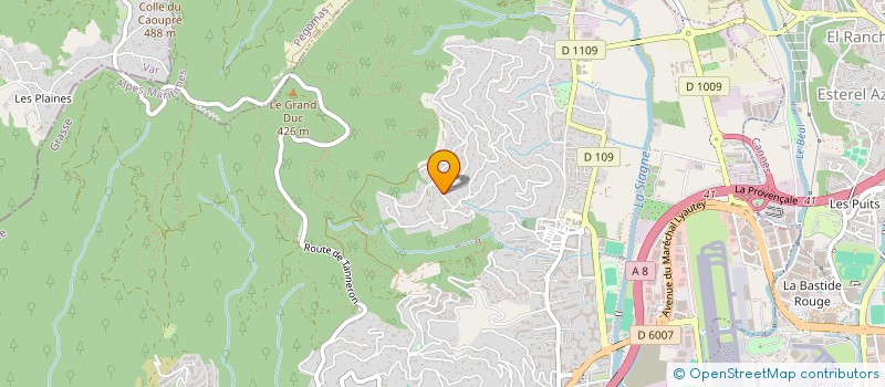 localisation de l'entreprise MADAME LOUISE LAFONT  MANDELIEU-LA-NAPOULE