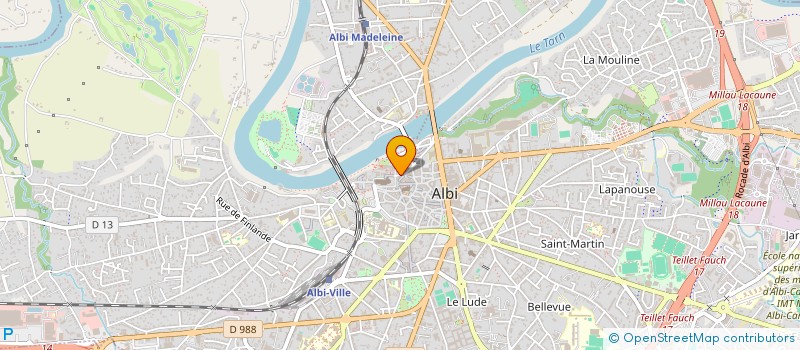 localisation de l'entreprise MADAME LOUISE LAMY à ALBI