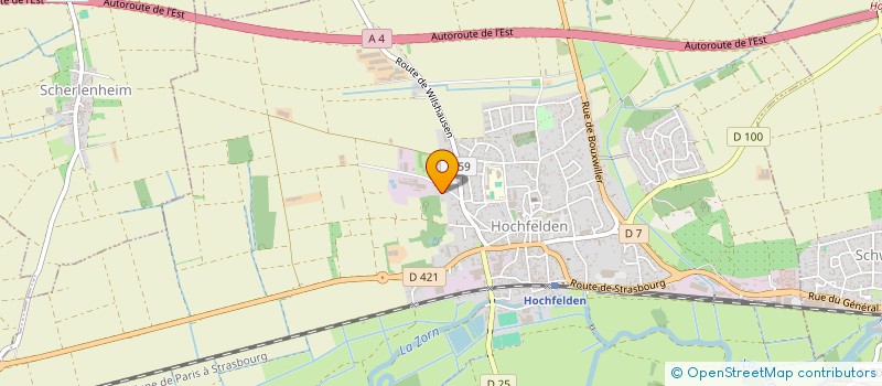 localisation de l'entreprise MADAME LOUISE LANTER  HOCHFELDEN