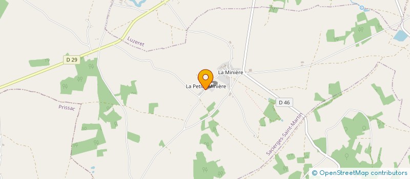 localisation de l'entreprise MADAME LOUISE LAVILLONNIERE à SACIERGES-SAINT-MARTIN