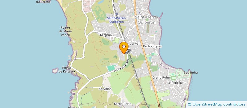 localisation de l'entreprise MADAME LOUISE LE BLAYE à SAINT-PIERRE-QUIBERON