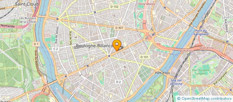 localisation de l'entreprise MADAME LOUISE LE BRETON DE VANNOISE à BOULOGNE-BILLANCOURT