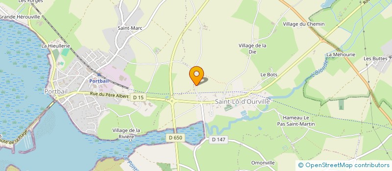 localisation de l'entreprise MADAME LOUISE LE CACHEUR  PORT-BAIL-SUR-MER