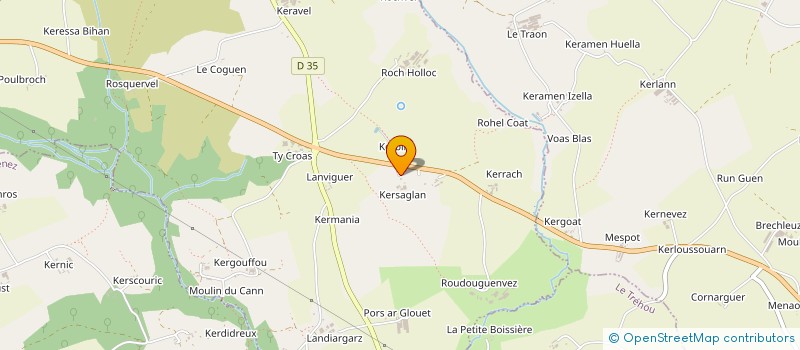 localisation de l'entreprise MADAME LOUISE LE DROFF  LA MARTYRE