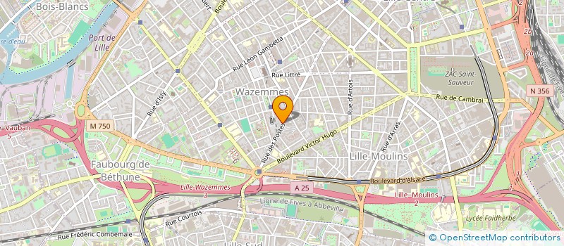 localisation de l'entreprise MADAME LOUISE LEBLANC à LILLE