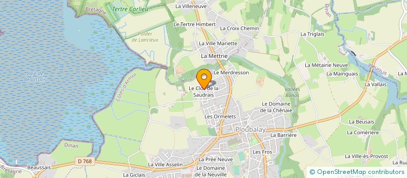 localisation de l'entreprise MADAME LOUISE LEBRETON  BEAUSSAIS-SUR-MER