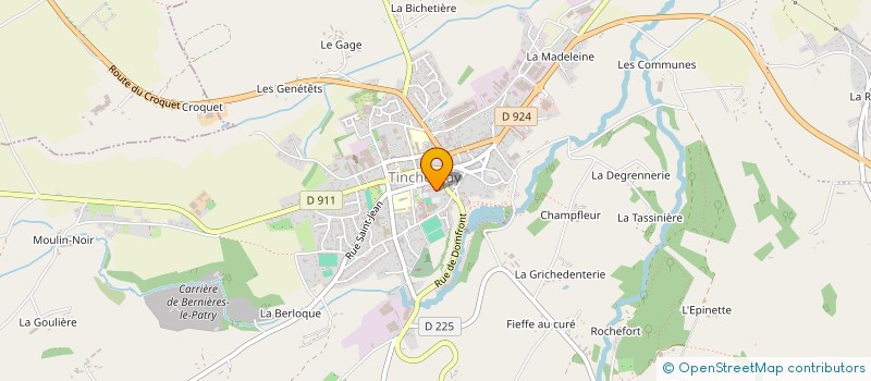 localisation de l'entreprise MADAME LOUISE LECLERC à TINCHEBRAY-BOCAGE