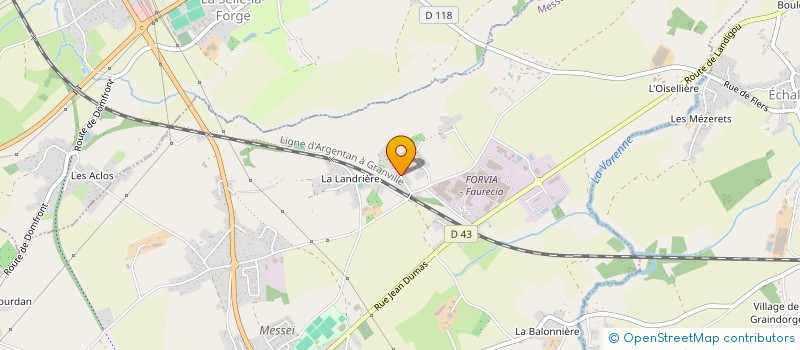 localisation de l'entreprise MADAME LOUISE LECOUTURIER à MESSEI