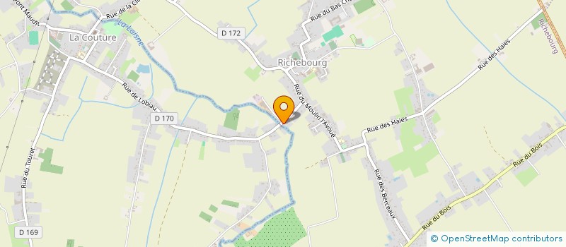 localisation de l'entreprise MADAME LOUISE LEFEBVRE  RICHEBOURG