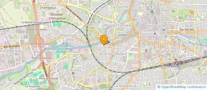 localisation de l'entreprise MADAME LOUISE LEFEUVRE  RENNES