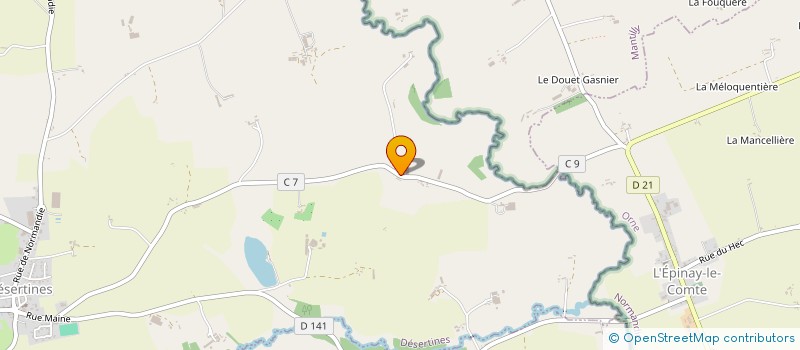 localisation de l'entreprise MADAME LOUISE LEFIZELIER  DESERTINES