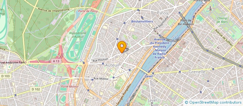 localisation de l'entreprise MADAME LOUISE LEFRANCOIS  PARIS