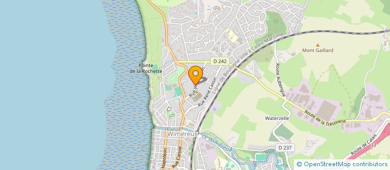 localisation de l'entreprise MADAME LOUISE LEGRAND  WIMEREUX