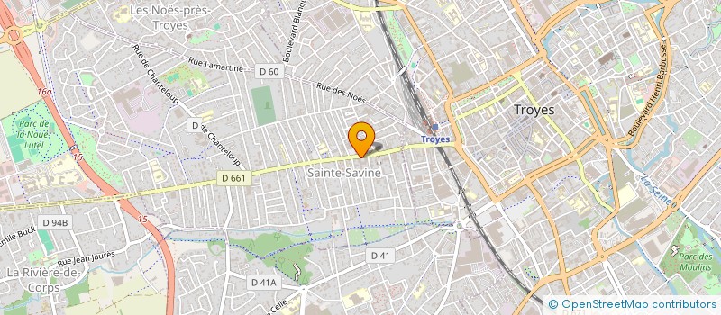 localisation de l'entreprise MADAME LOUISE LEJEUNE  SAINTE-SAVINE