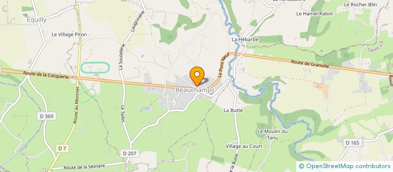 localisation de l'entreprise MADAME LOUISE LEMERCIER  BEAUCHAMPS