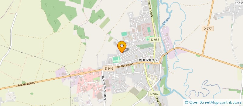 localisation de l'entreprise MADAME LOUISE LHERMINE  VOUZIERS