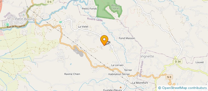 localisation de l'entreprise MADAME LOUISE LIMERY  RIVIERE SALEE