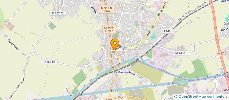 localisation de l'entreprise MADAME LOUISE LIPPENOO  LA BASSEE