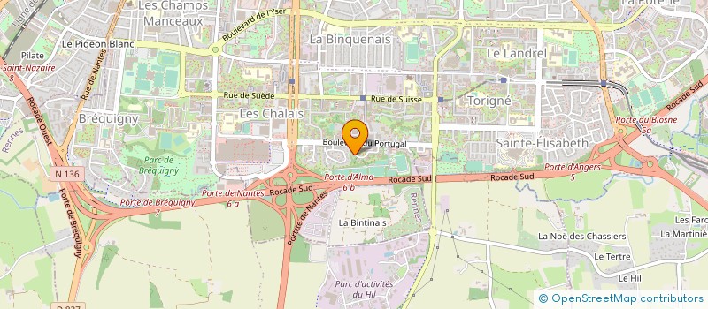 localisation de l'entreprise MADAME LOUISE LONGUET  RENNES