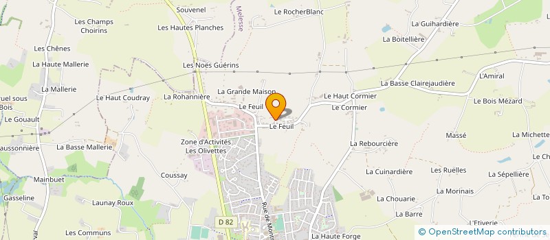 localisation de l'entreprise MADAME LOUISE LORANDEL à MELESSE