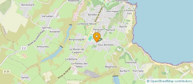 localisation de l'entreprise MADAME LOUISE MADELAINE  LE PALAIS