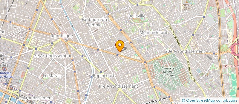 localisation de l'entreprise MADAME LOUISE MAGNIEN  PARIS