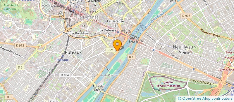 localisation de l'entreprise MADAME LOUISE MAJOLIE NJOH  PUTEAUX