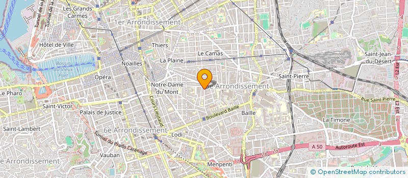 localisation de l'entreprise MADAME LOUISE MALHERBE à MARSEILLE