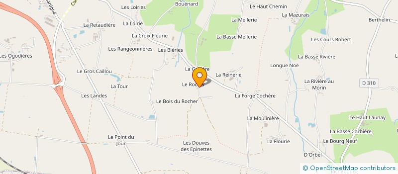 localisation de l'entreprise MADAME LOUISE MALHERRE à RETIERS