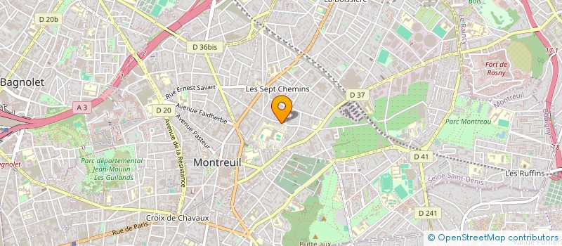 localisation de l'entreprise MADAME LOUISE MALLEIN à MONTREUIL
