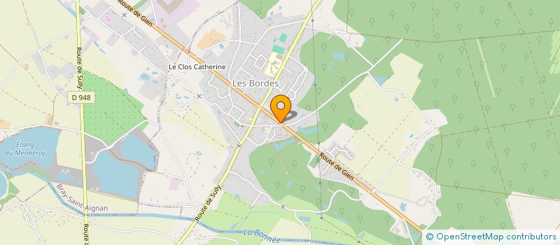 localisation de l'entreprise MADAME LOUISE MALLET à LES BORDES