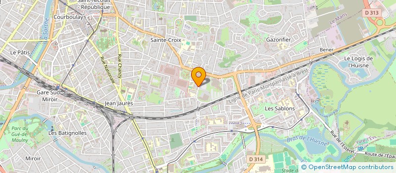 localisation de l'entreprise MADAME LOUISE-MARIE QUENTEL  LE MANS