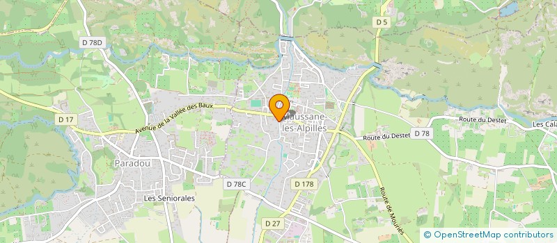 localisation de l'entreprise MADAME LOUISE MARSAIS  MAUSSANE-LES-ALPILLES