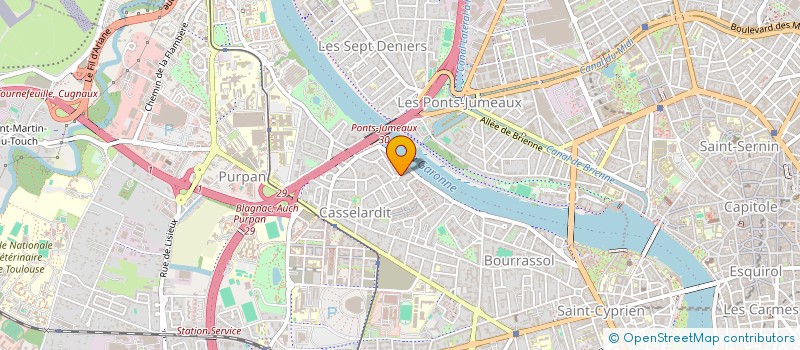 localisation de l'entreprise MADAME LOUISE MARTIN à TOULOUSE
