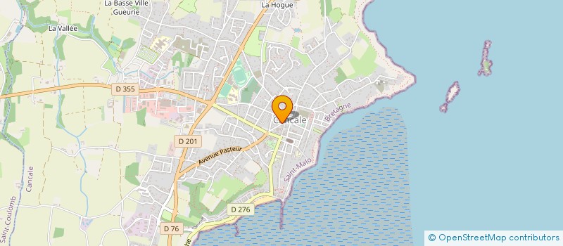 localisation de l'entreprise MADAME LOUISE MARTINIAUX  CANCALE