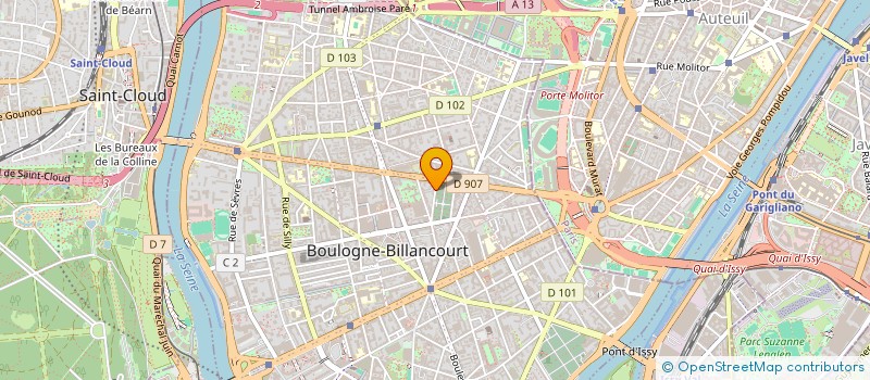 localisation de l'entreprise MADAME LOUISE MAURETTE à BOULOGNE-BILLANCOURT