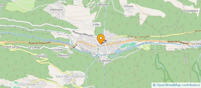 localisation de l'entreprise MADAME LOUISE MEREL  BOZEL