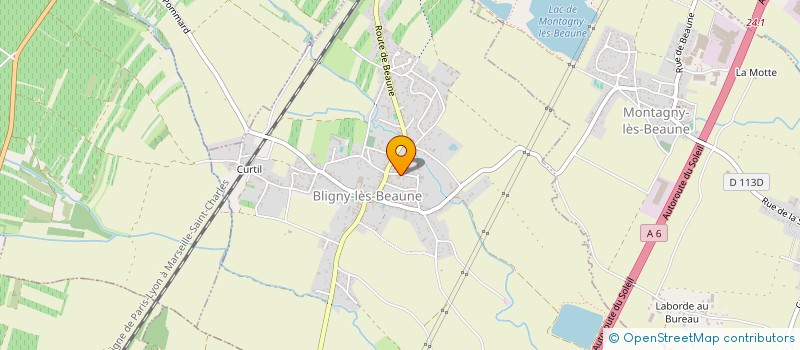 localisation de l'entreprise MADAME LOUISE MEYER  BLIGNY-LES-BEAUNE