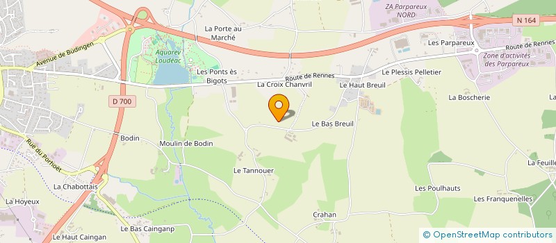 localisation de l'entreprise MADAME LOUISE MICHEL à LOUDEAC