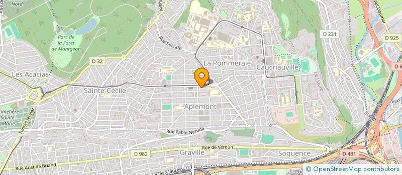 localisation de l'entreprise MADAME LOUISE MICHEL à LE HAVRE