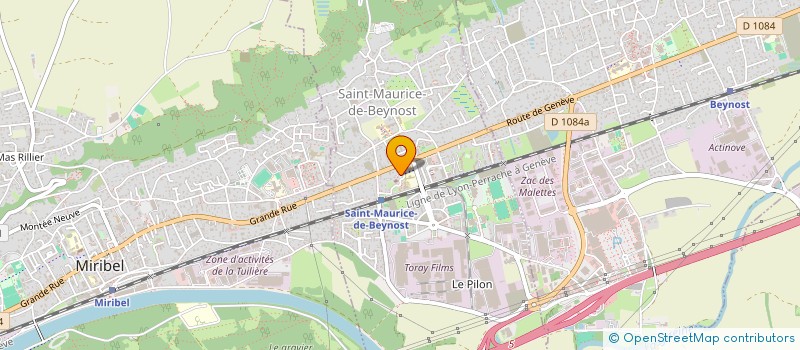 localisation de l'entreprise MADAME LOUISE MICOUD  SAINT-MAURICE-DE-BEYNOST