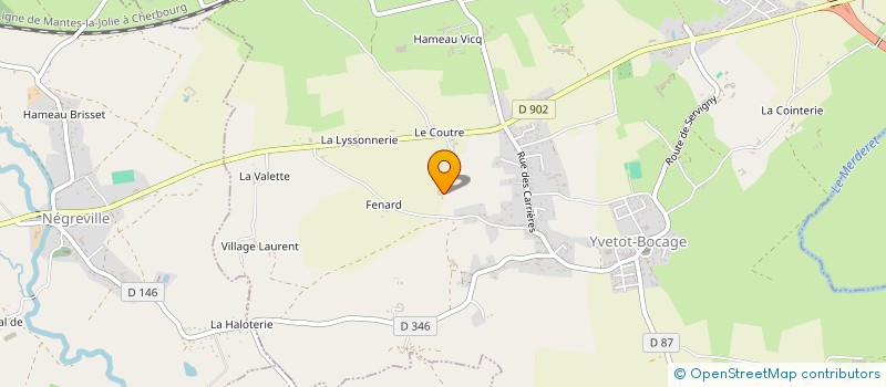 localisation de l'entreprise MADAME LOUISE MIGNOT à SAINT-JOSEPH