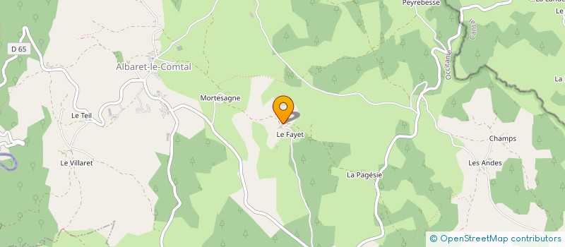localisation de l'entreprise MADAME LOUISE MISSIEL à ALBARET-LE-COMTAL