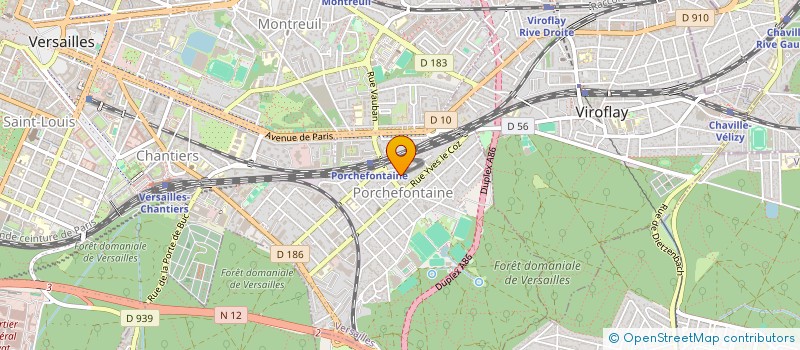 localisation de l'entreprise MADAME LOUISE MOINELET à VERSAILLES