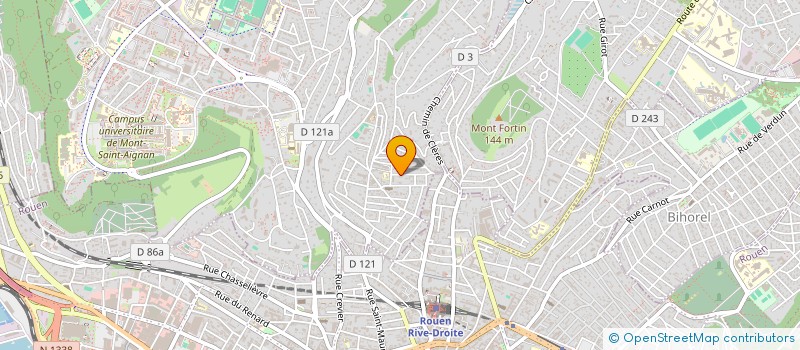 localisation de l'entreprise MADAME LOUISE MOISAN  MONT-SAINT-AIGNAN