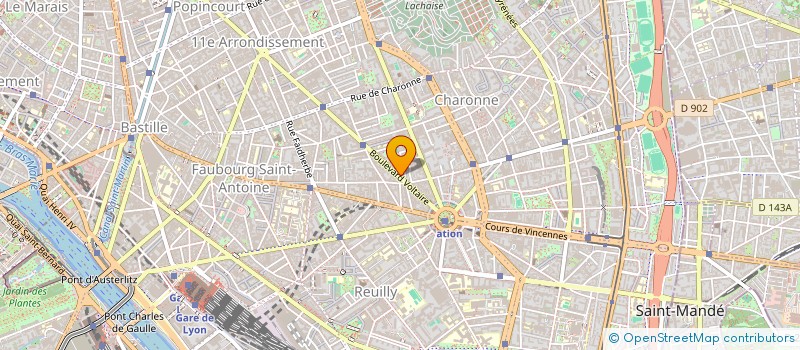 localisation de l'entreprise MADAME LOUISE MOITESSIER  PARIS