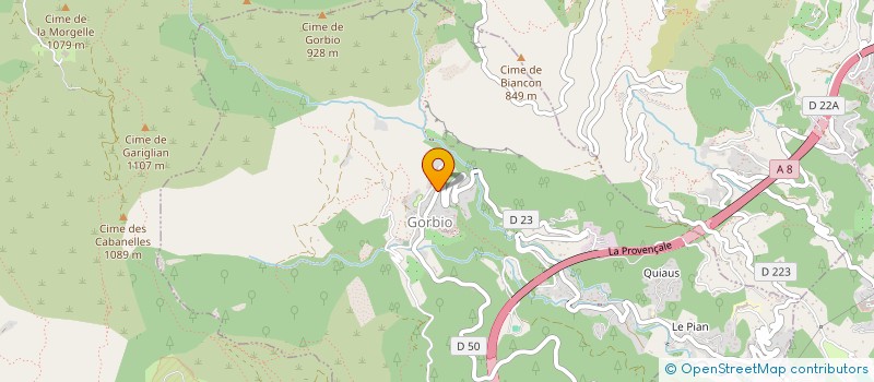 localisation de l'entreprise MADAME LOUISE MONIN  GORBIO