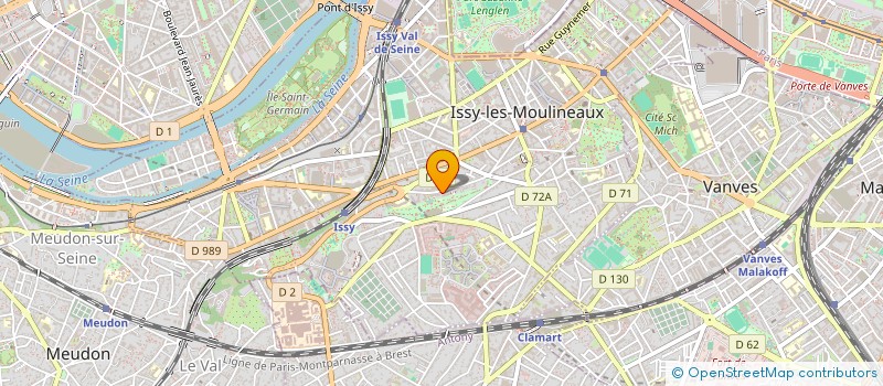localisation de l'entreprise MADAME LOUISE MONTAGNE à ISSY-LES-MOULINEAUX