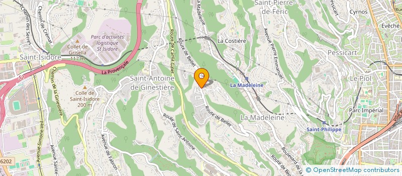 localisation de l'entreprise MADAME LOUISE MOQUET  NICE