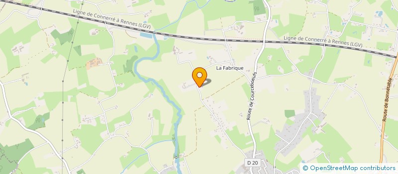 localisation de l'entreprise MADAME LOUISE MOREAU  SAVIGNE-L'EVEQUE